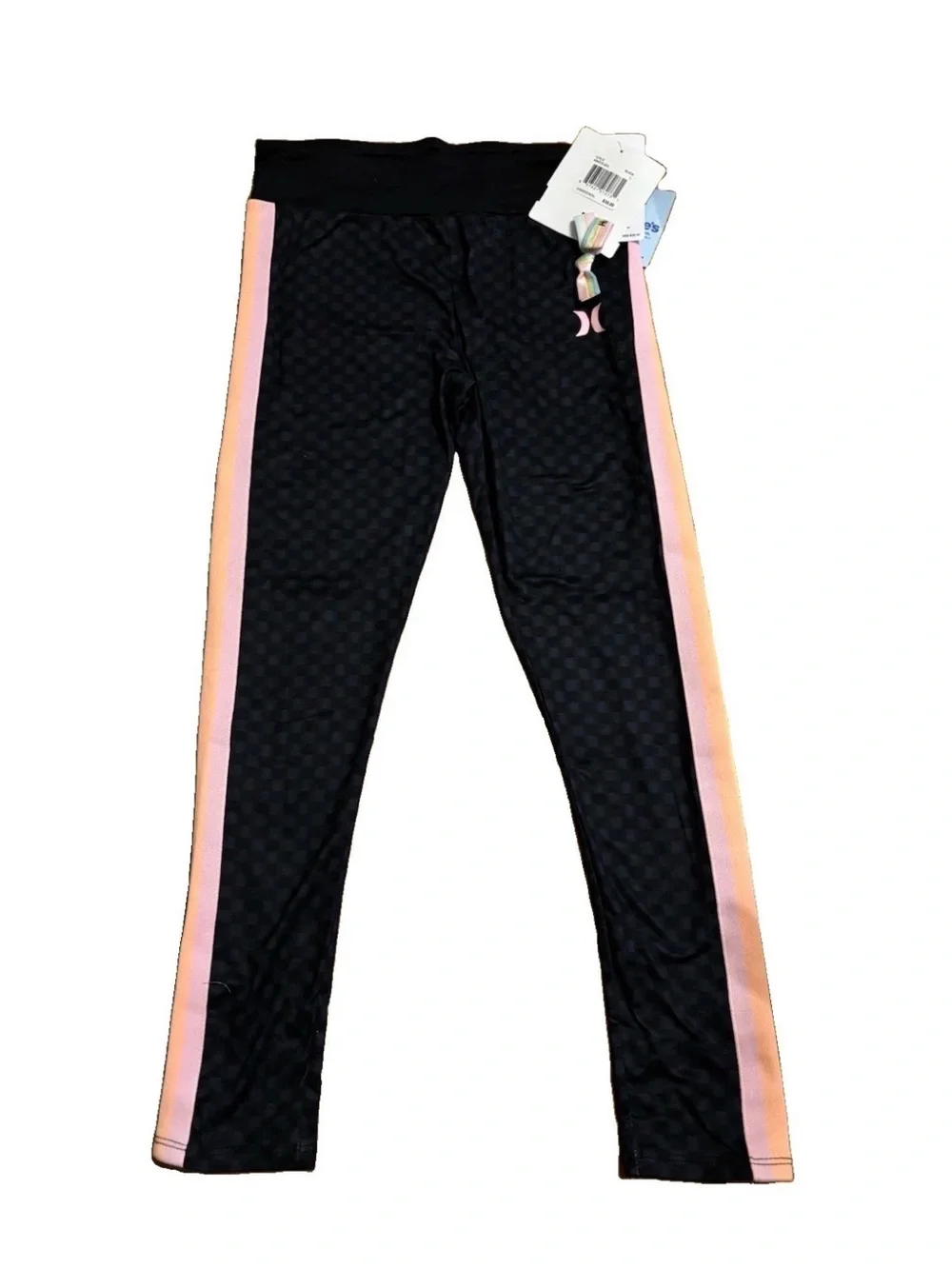 Hurley Girls 2-Piece Short Sleeve Top With Leggings Set - Large